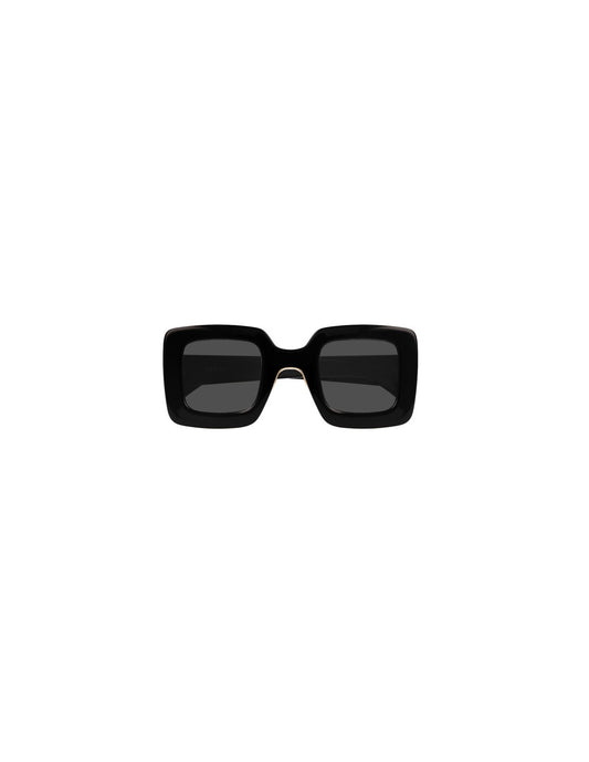 Gucci Gg0780S 005 Square Shape Negro Dorado Original