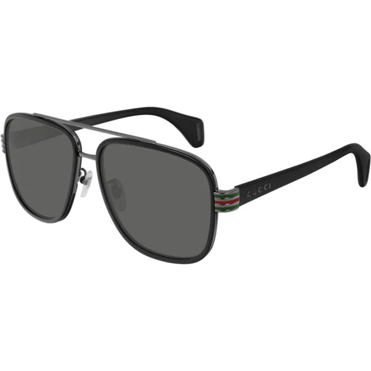 GG0448S 001 AVIATOR NEGRO GRIS ACETATO ORIGINAL