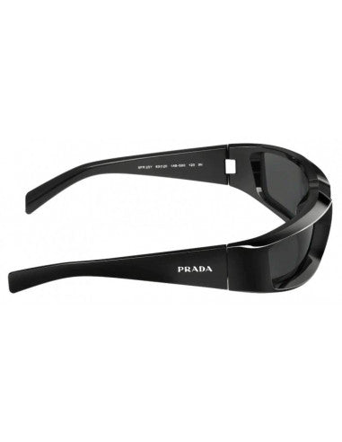 Prada SPR25Y 1AB-5S0 Runway sunglasses Negro Plata