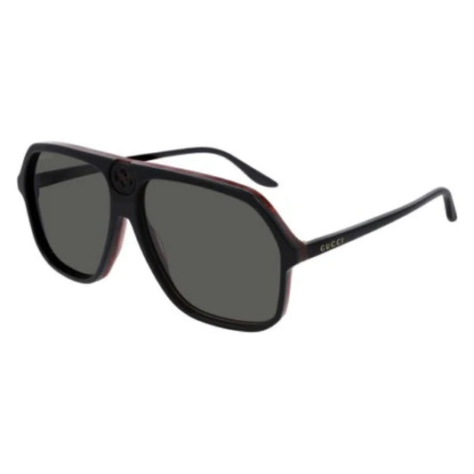 GG0734S 001 SQUARE AVIATOR NEGRO