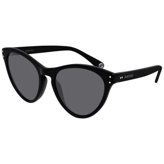 GG0569S 001 EYE CAT ACETATO NEGRO PLATA