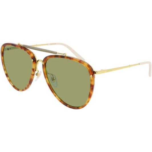 GG0672S 003 NEW AVIATOR CAREY VERDE