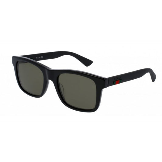 Gucci Gg0008S 001 Square Shape Acetato Negro Mate Original