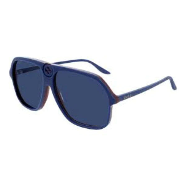 GG0734S 002 SQUARE AVIATOR AZUL NARANJA