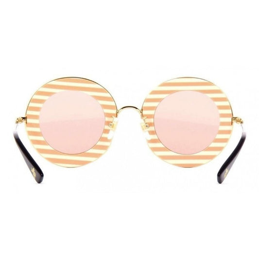 Gucci Gg0113s 009 Round * Soave * Amore * Rosa Blanco Icon