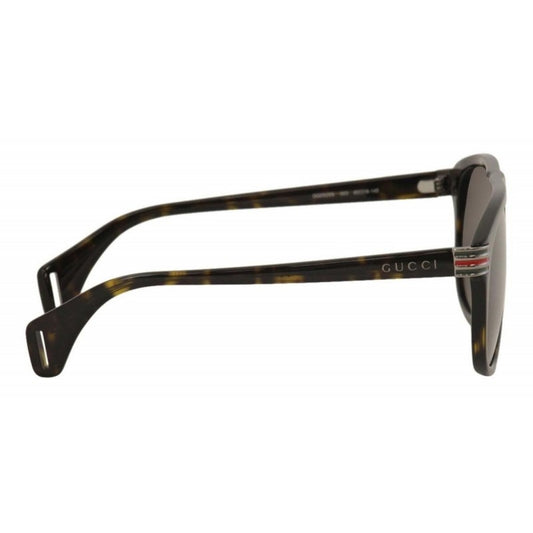 Gucci Gg0525s 003 Aviador Acetato Carey Negro Original Gota