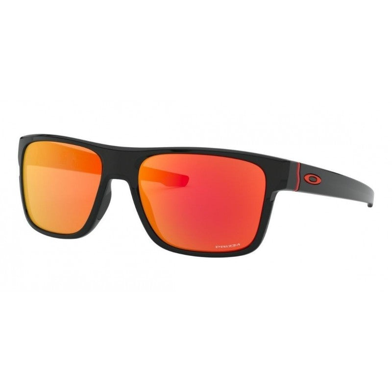 Oakley Oo9371 0857 Crossrange Asia Fit Polished Black Prizm