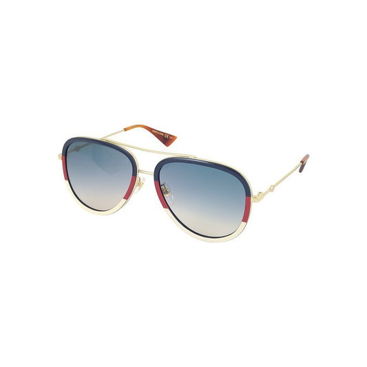 Gucci Gg0062s 013 Aviator Gota Piloto Azul Degradado Blanco