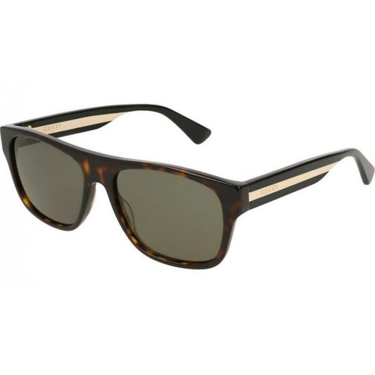 Gucci Gg0341s 003 Square Shape Carey Negro Blanco Original